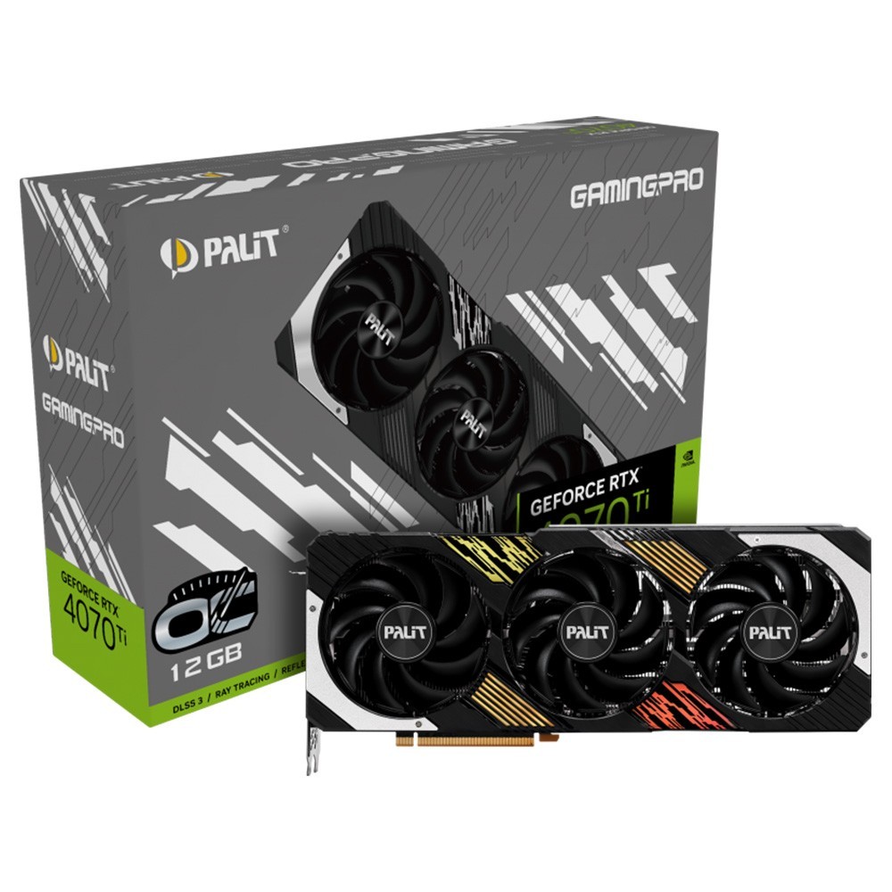 Carte Graphique - PALIT RTX 4070 Ti GAMINGPRO OC 12GB GDDR6X