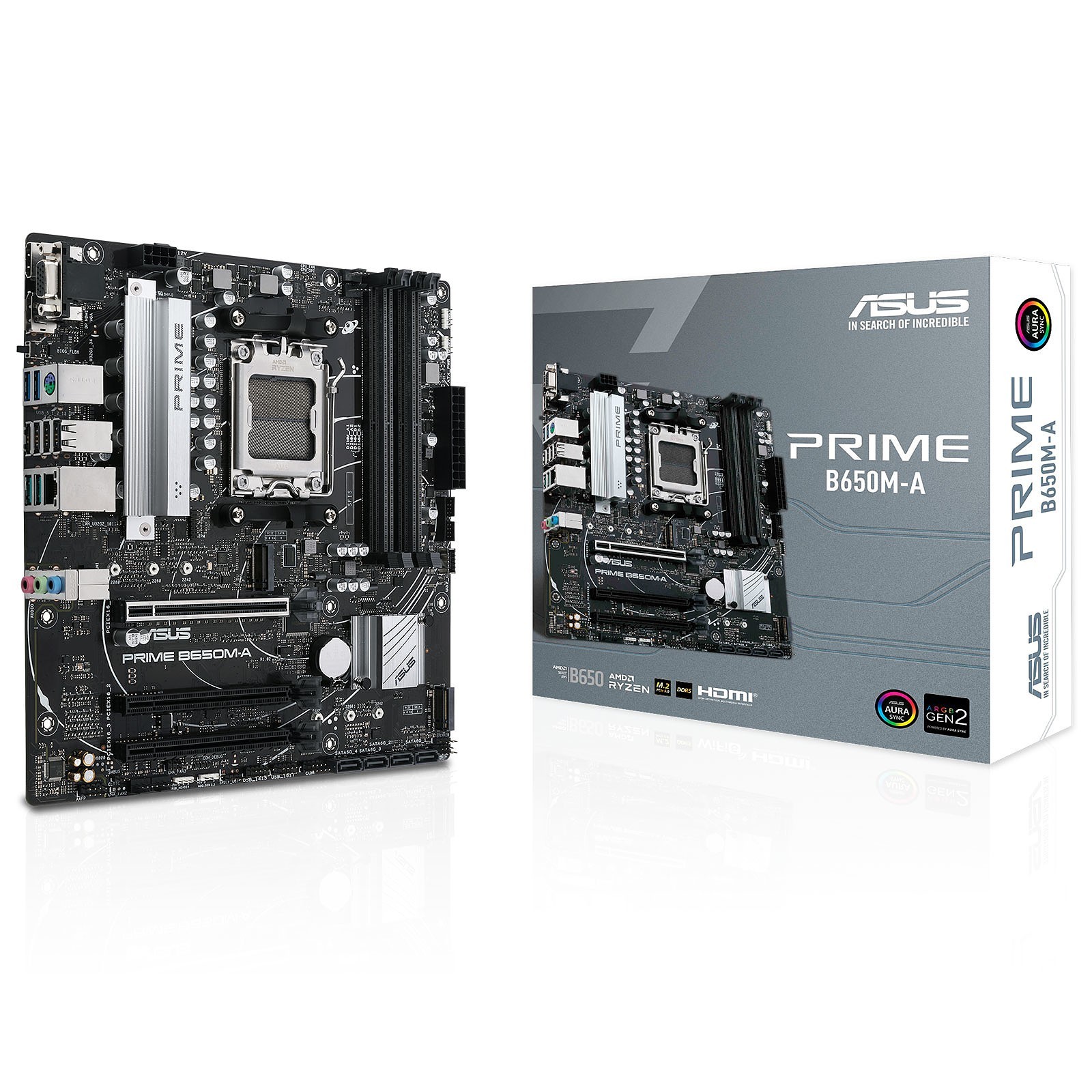 Carte mère ASUS PRIME B650M-A pour processeurs Intel