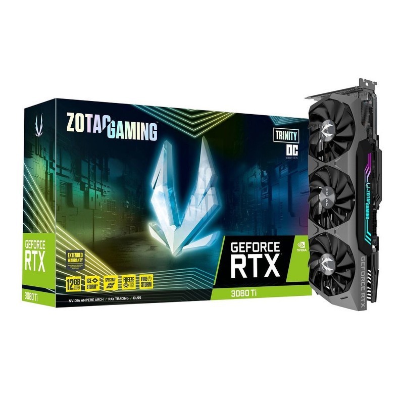 Carte Graphique - ZOTAC GEFORCE RTX 3080 TI TRINITY OC