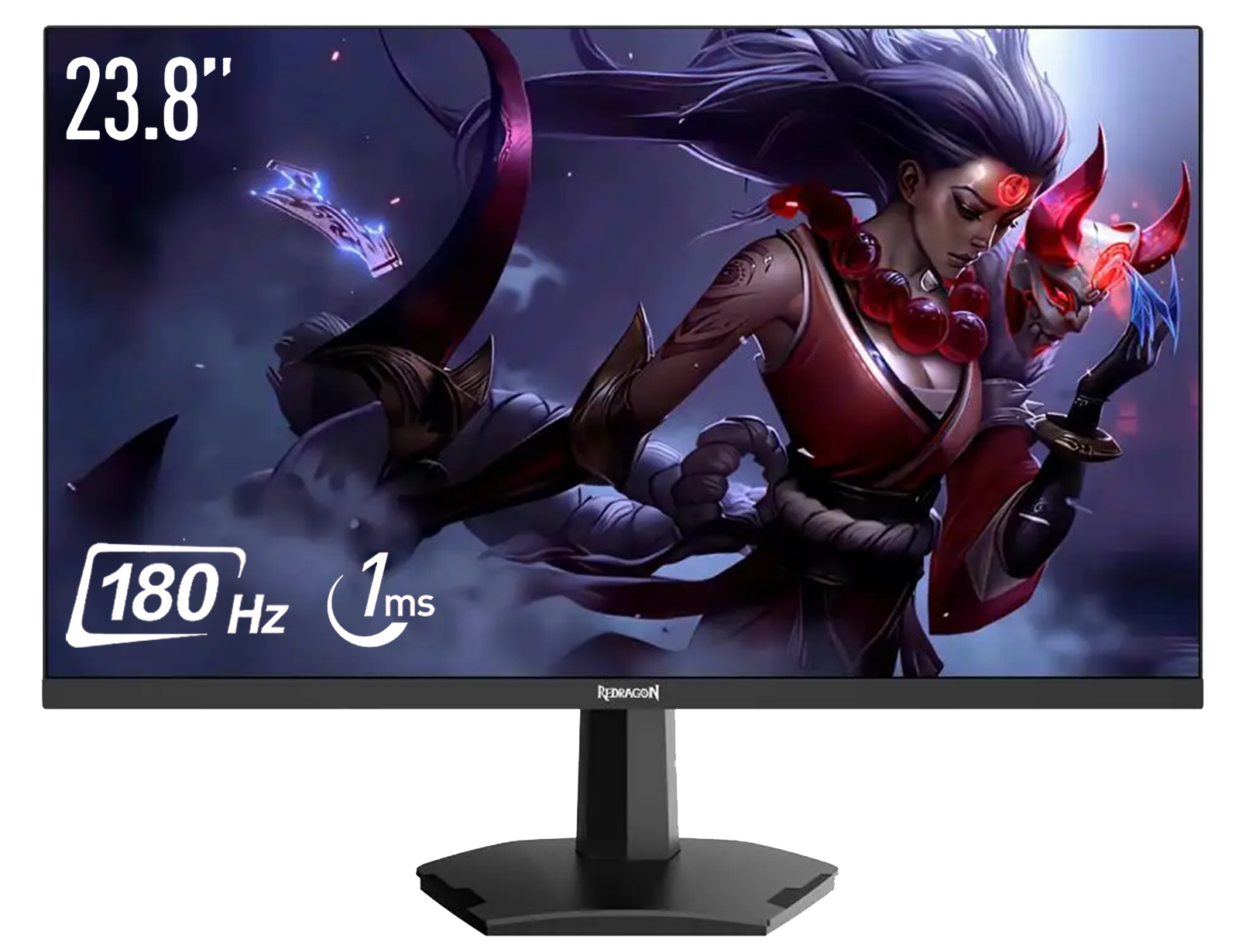 Ecran Gamer - REDRAGON AZUR II 23.8" 180Hz,1Ms, FREESYNC, IPS LED