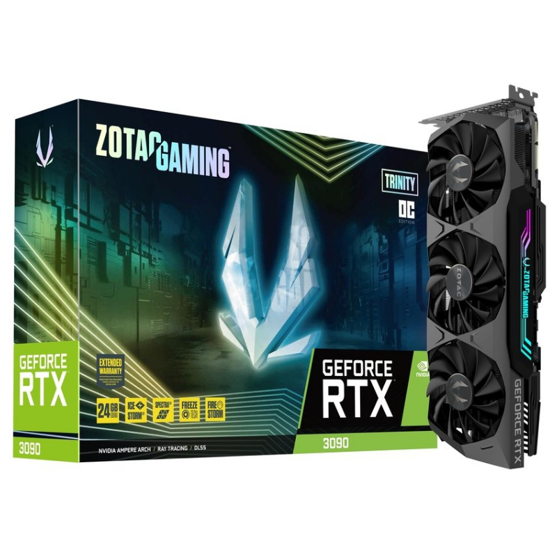 Carte Graphique - ZOTAC GeForce RTX 3090 Trinity OC